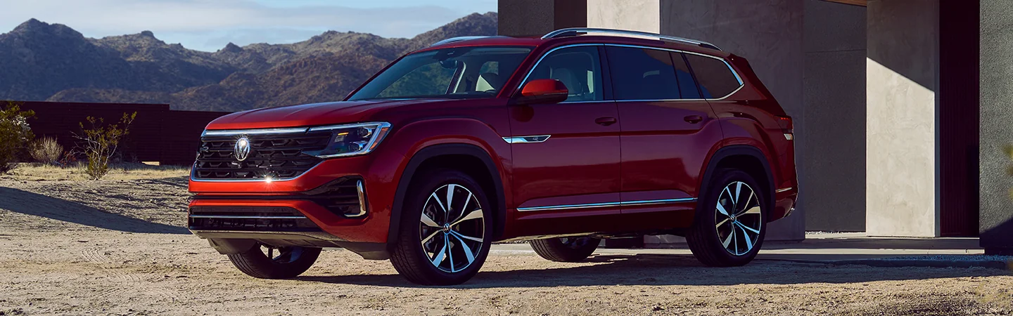 2025 Volkswagen Atlas Comparison redcolor frontview