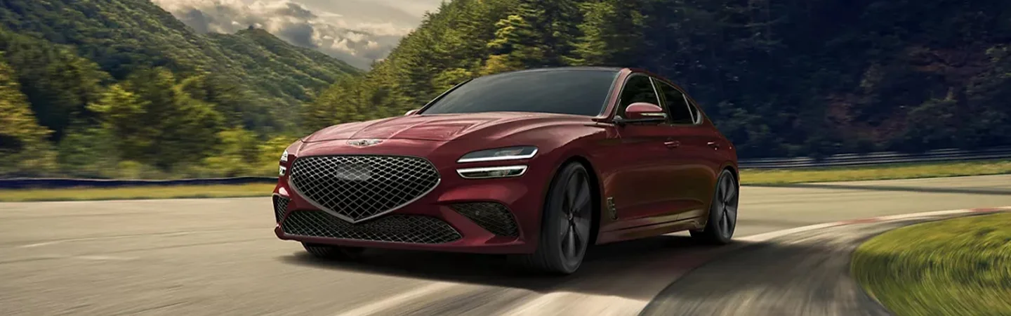 2024 Genesis G70 Horsepower front view red