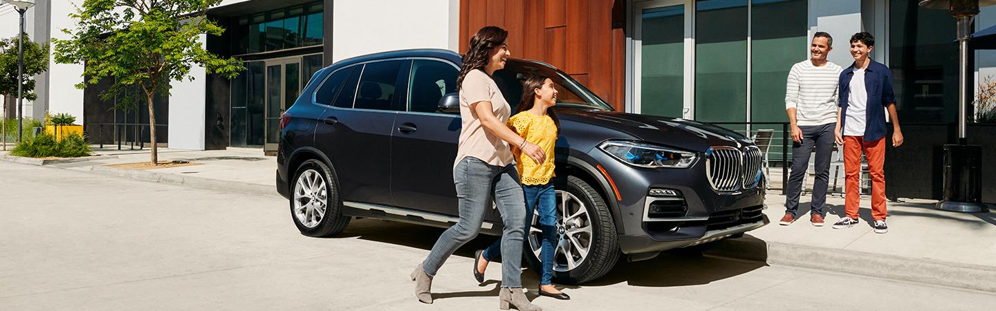 2021 BMW X3 parked in the city