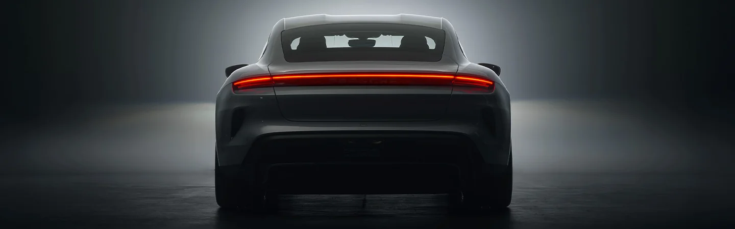 2025 Porsche Taycan rear view
