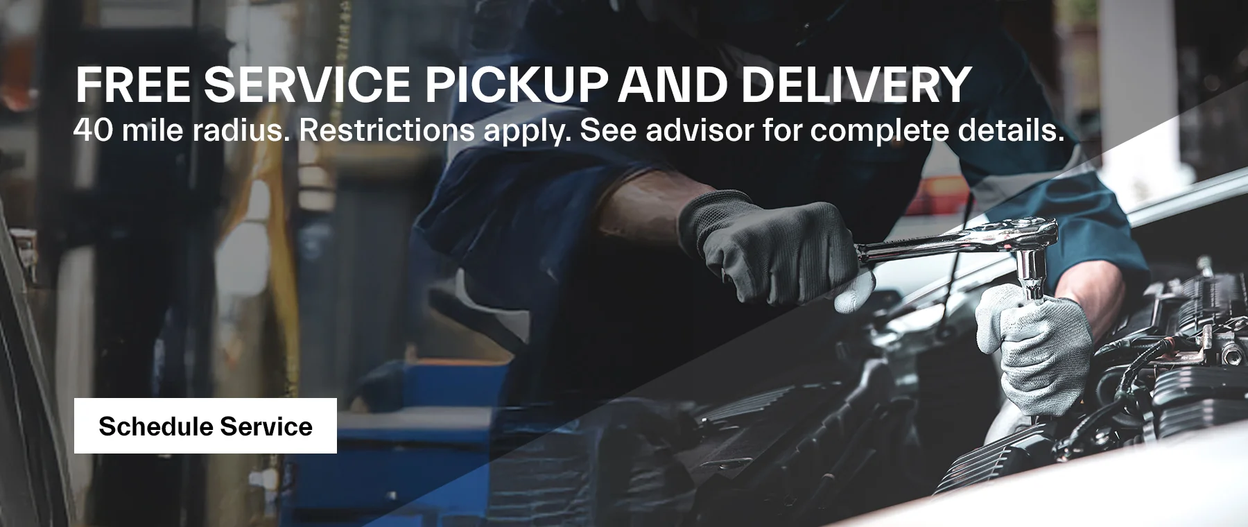 FREE SERVICE PICKUP AND DELIVERY 