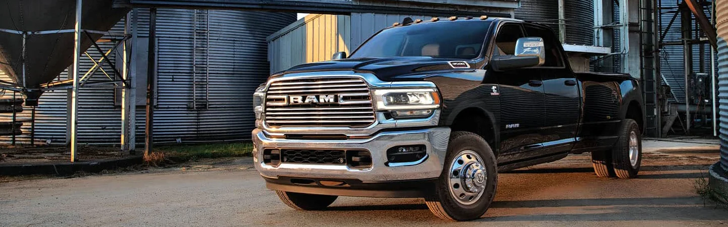 2024 RAM 3500 front side in black