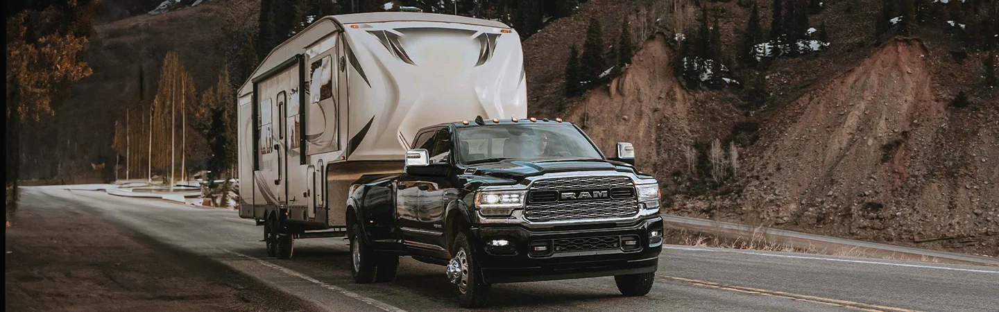 2024 RAM 3500 front side in black