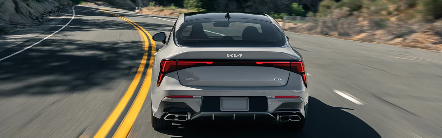 full rear view of Kia K5