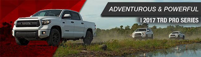 Exterior of the 2017 TRD Pro Series at Waldorf Toyota serving Clinton, MD