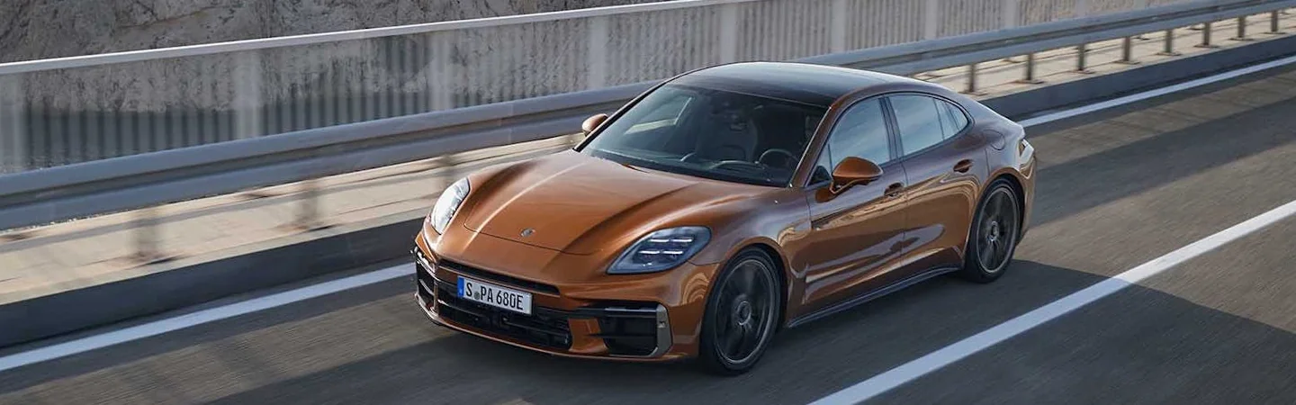 2024 Porsche Panamera Horsepower front side brown