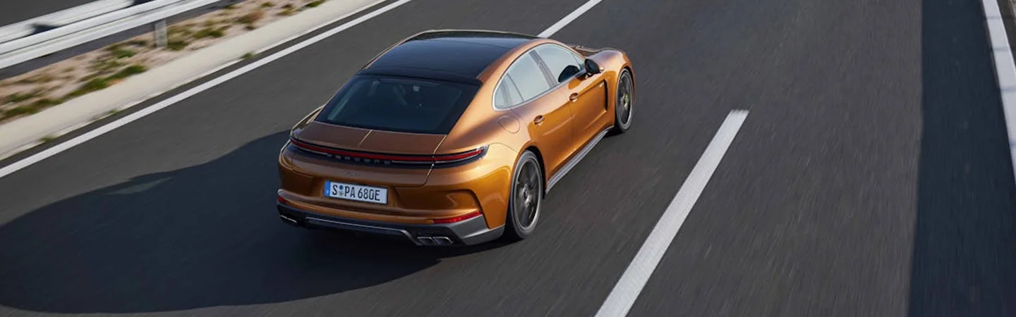 2024 Porsche Panamera Horsepower back side brown