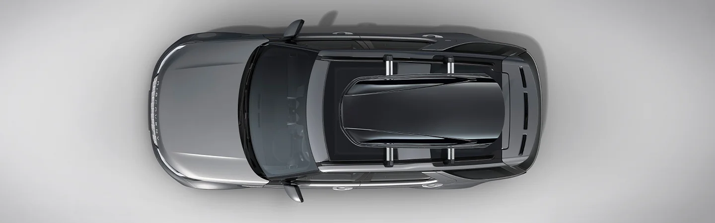 Top view of a parked 2025 Discovery