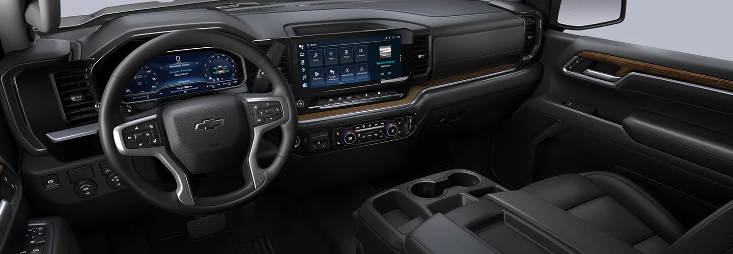 2025 Chevrolet Silverado 1500 vs Ford F-150 interior image