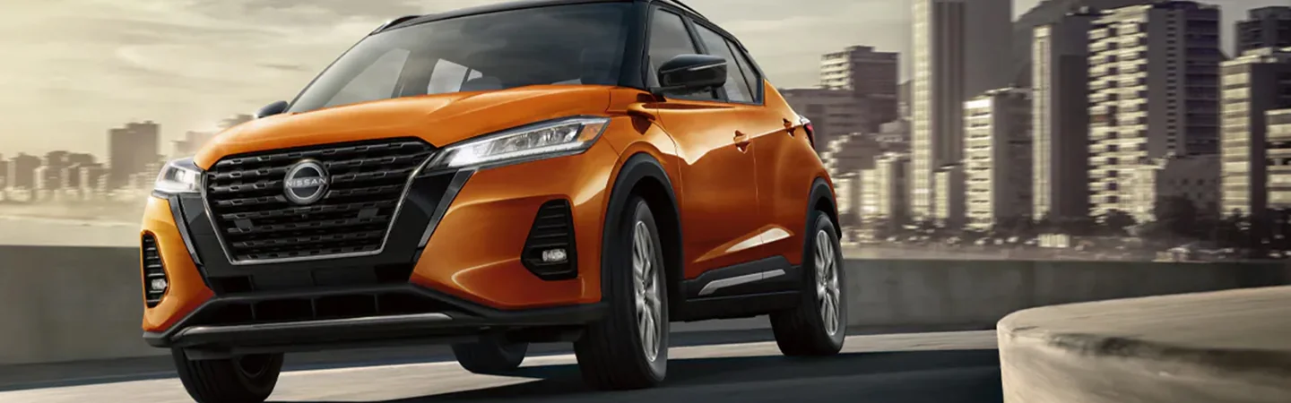 2024 Nissan Kicks Specs front side orange