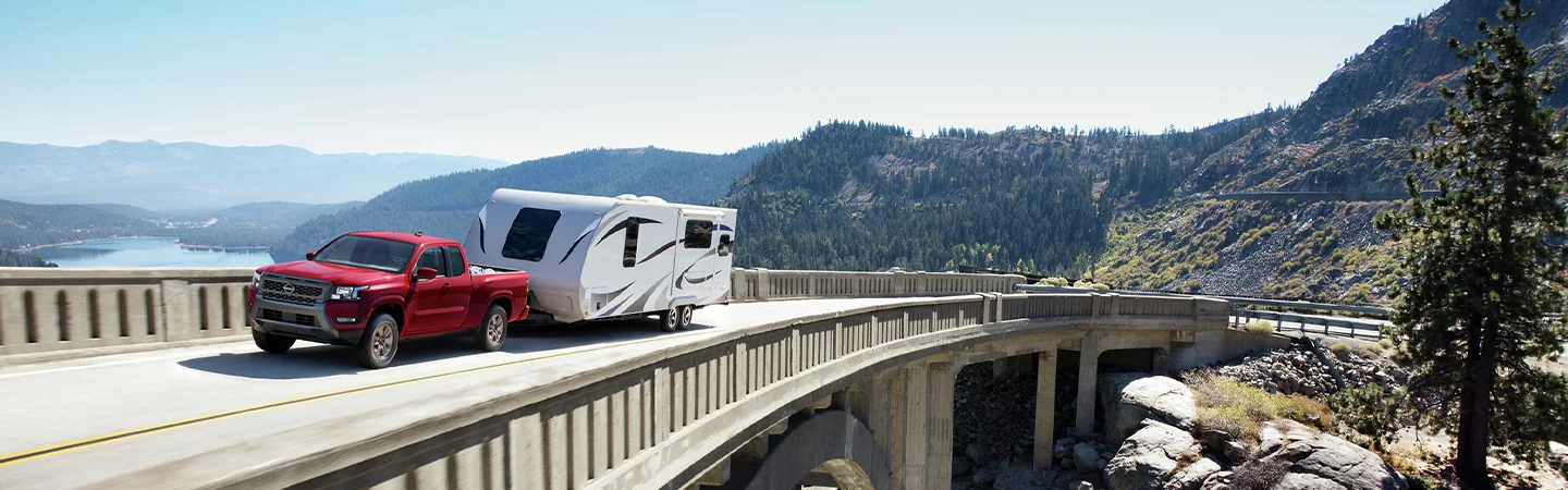 2025 Nissan Frontier Specs Red Color Front View