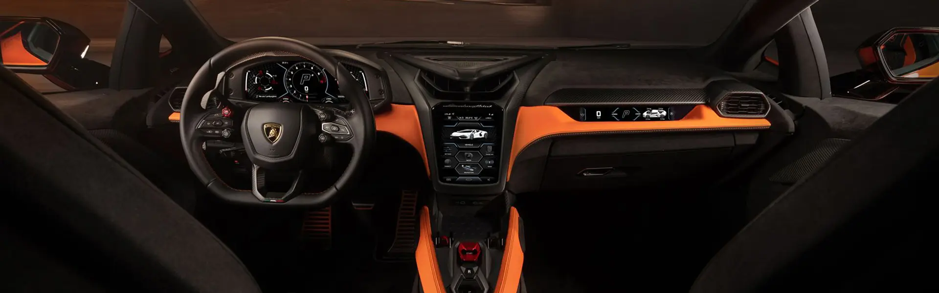 Lamborghini Revuelto interior view