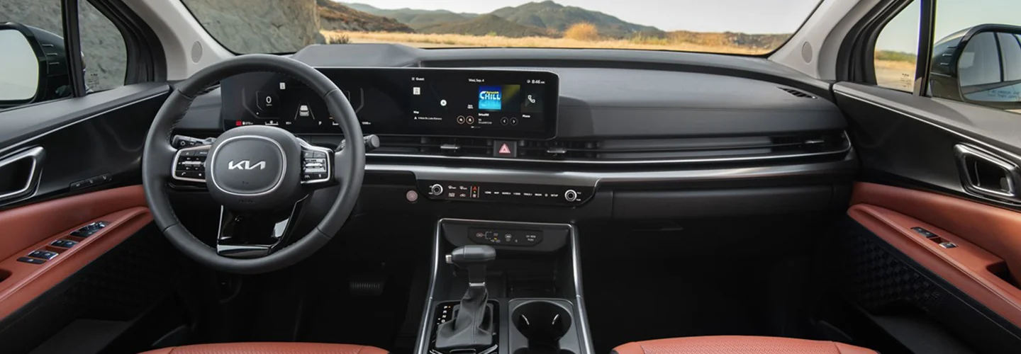 interior of a 2025 Kia Carnival LX