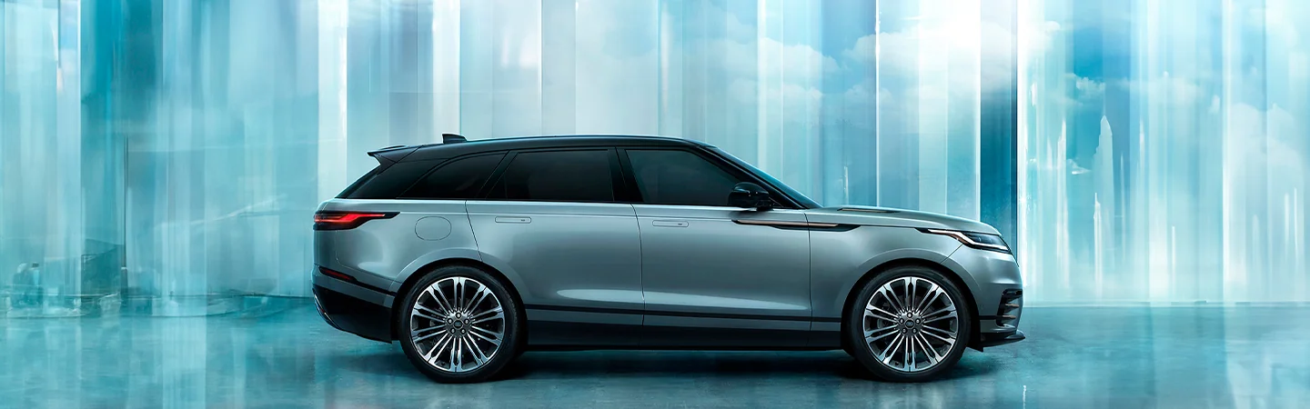passenger side view of a 2025 Range Rover Velar