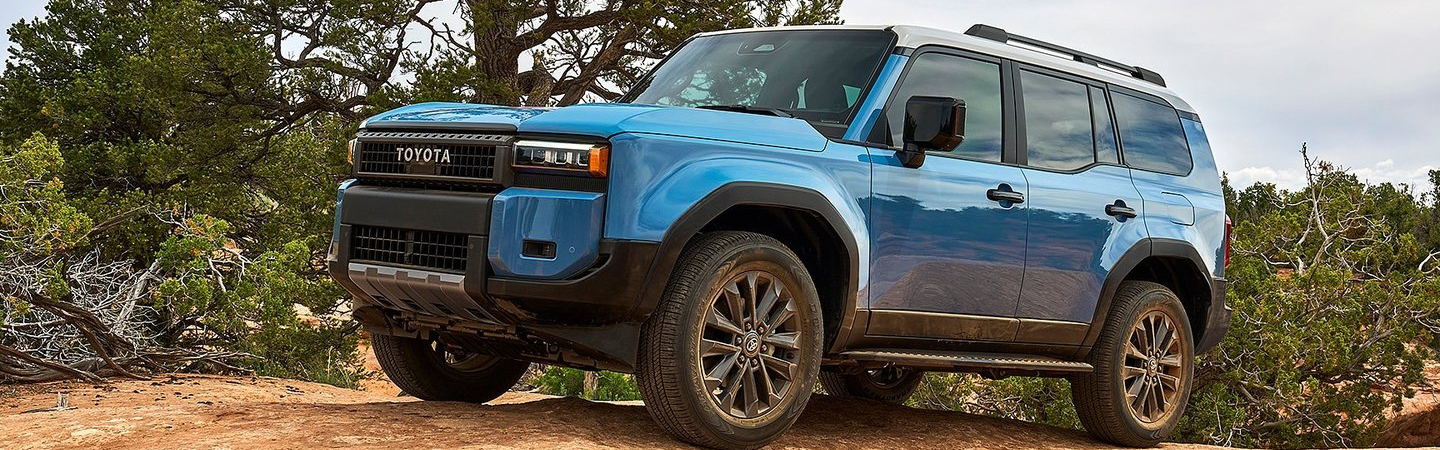 2024 Toyota Land Cruiser Specs front blue