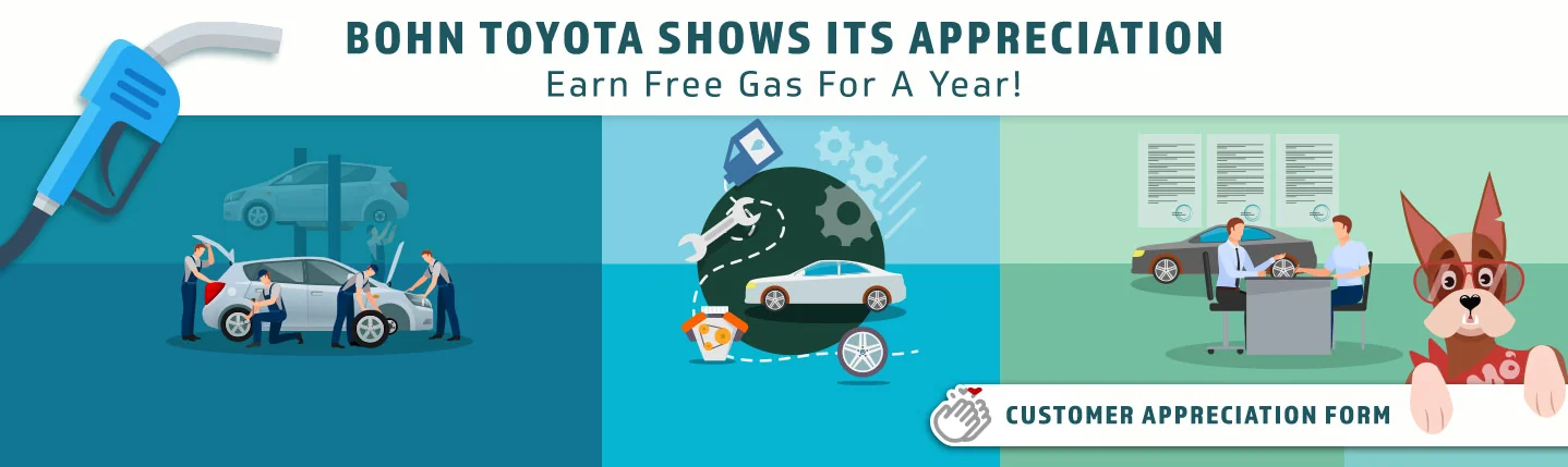 Bohn Toyota Employee Appreciation Form