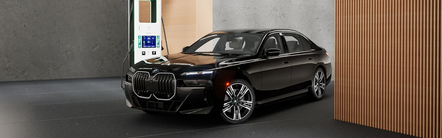 2025 BMW i7 Specs blackcolor frontview