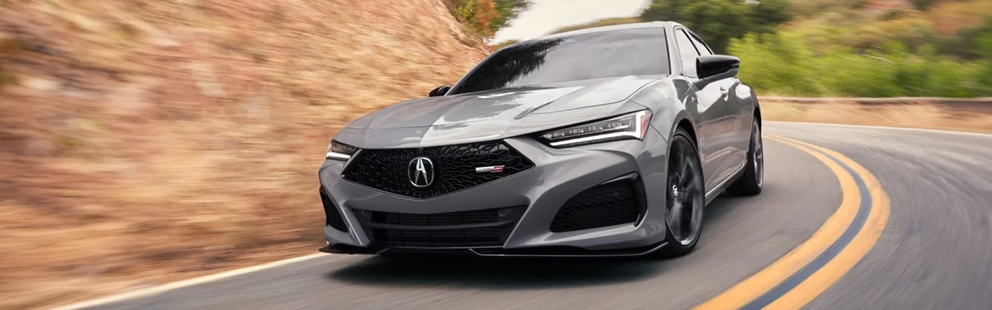 2024 Acura TLX Horsepower front side grey