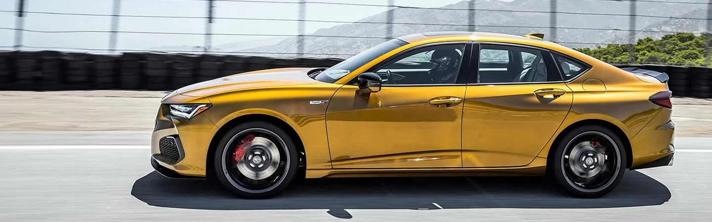 2024 Acura TLX Horsepower left side yellow