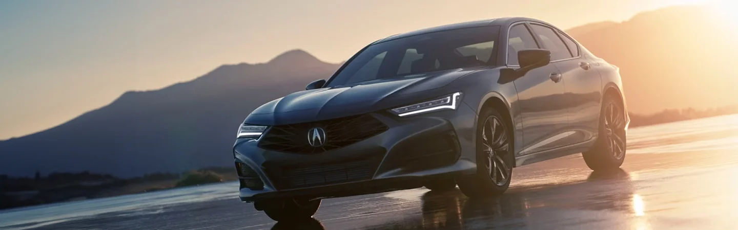 2024 Acura TLX Horsepower front side grey