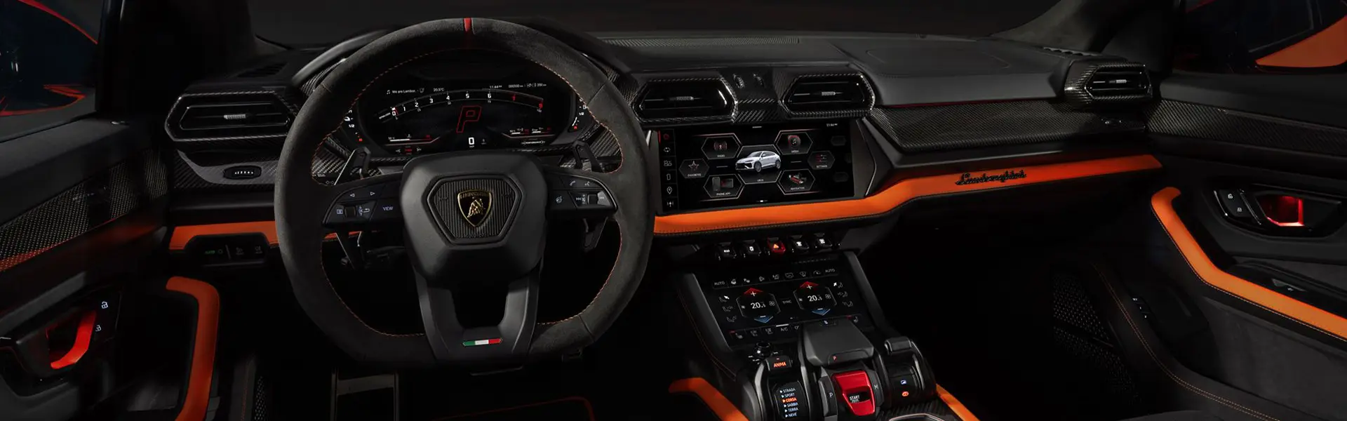 Lamborghini Urus interior view
