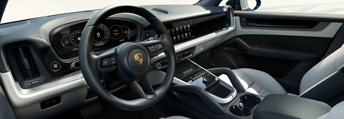 interior of a 2025 Porsche Cayenne Coupe Base
