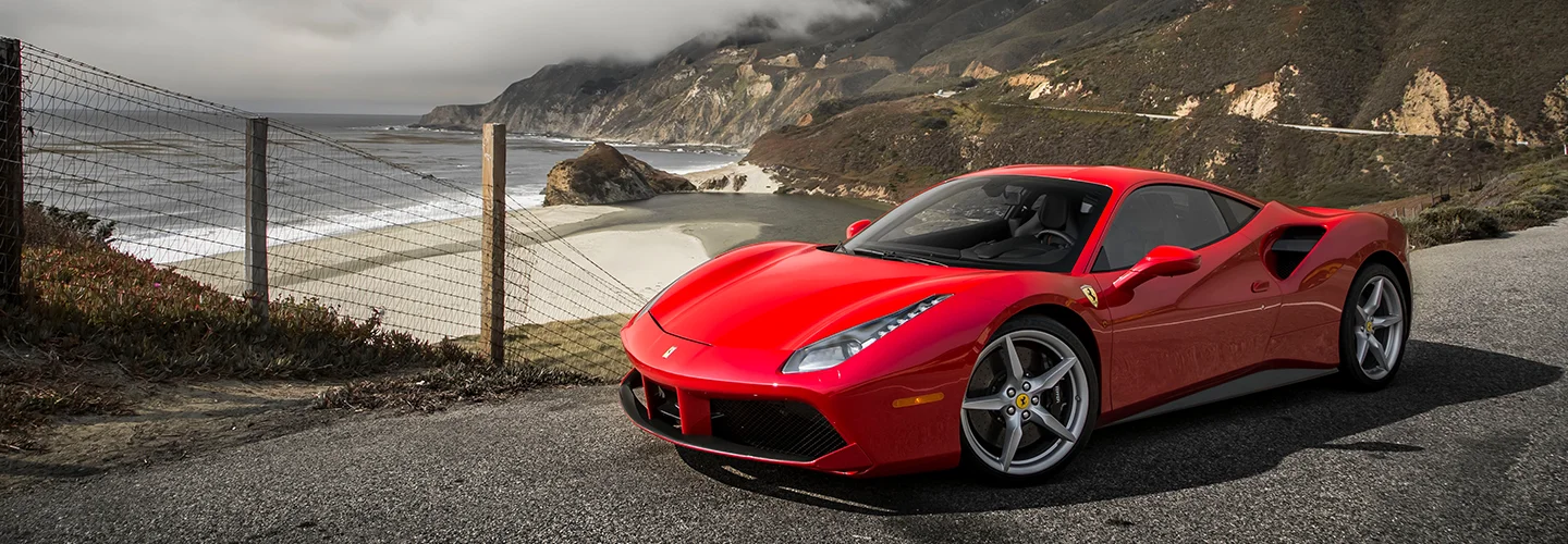 red Ferrari
