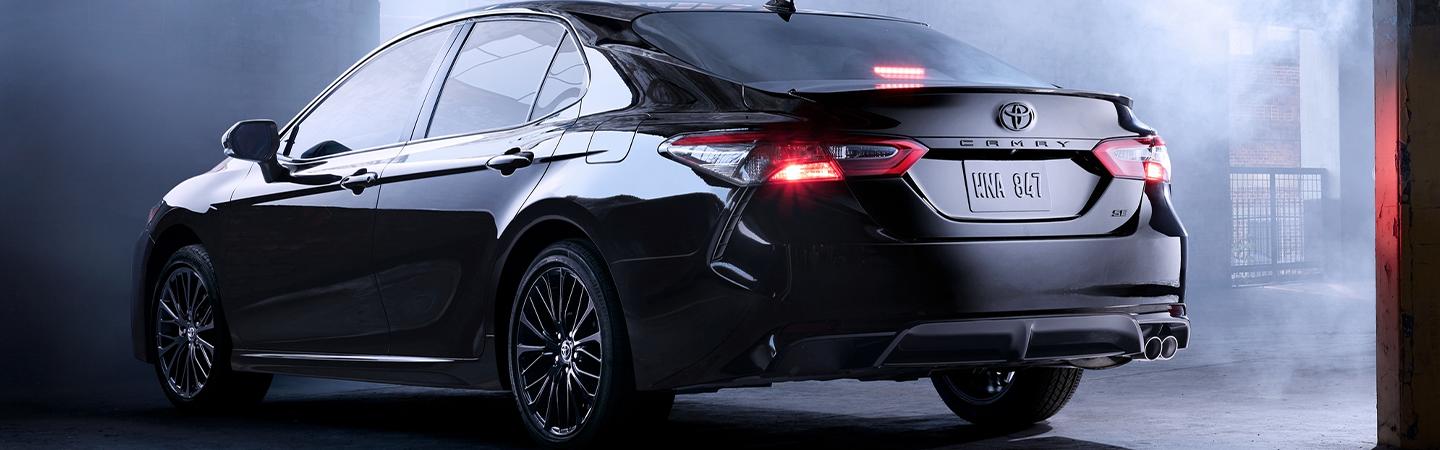 Rear view of the 2020 Toyota Camry