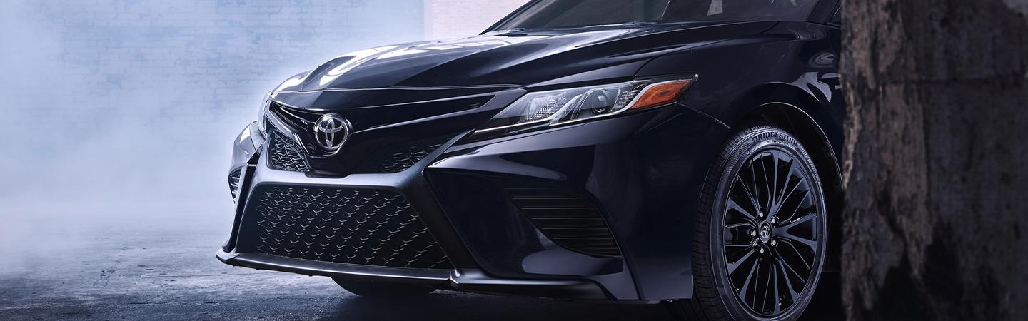 2020 Toyota Camry front grille and Toyota emblem