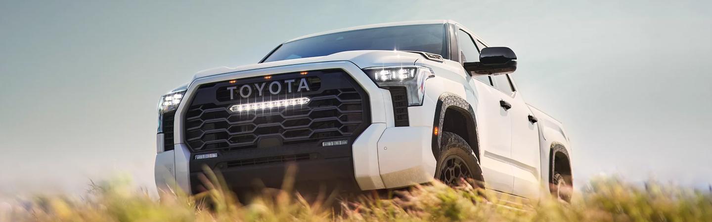 white Toyota Tundra
