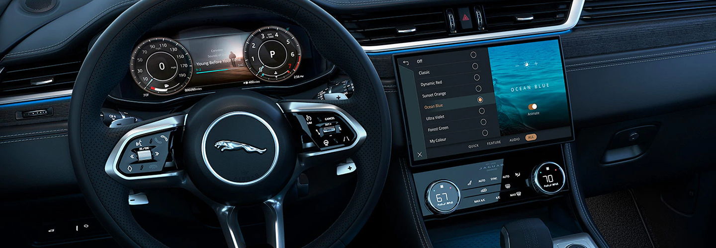 2023 Jaguar E-Pace vs F-Pace interiorimage
