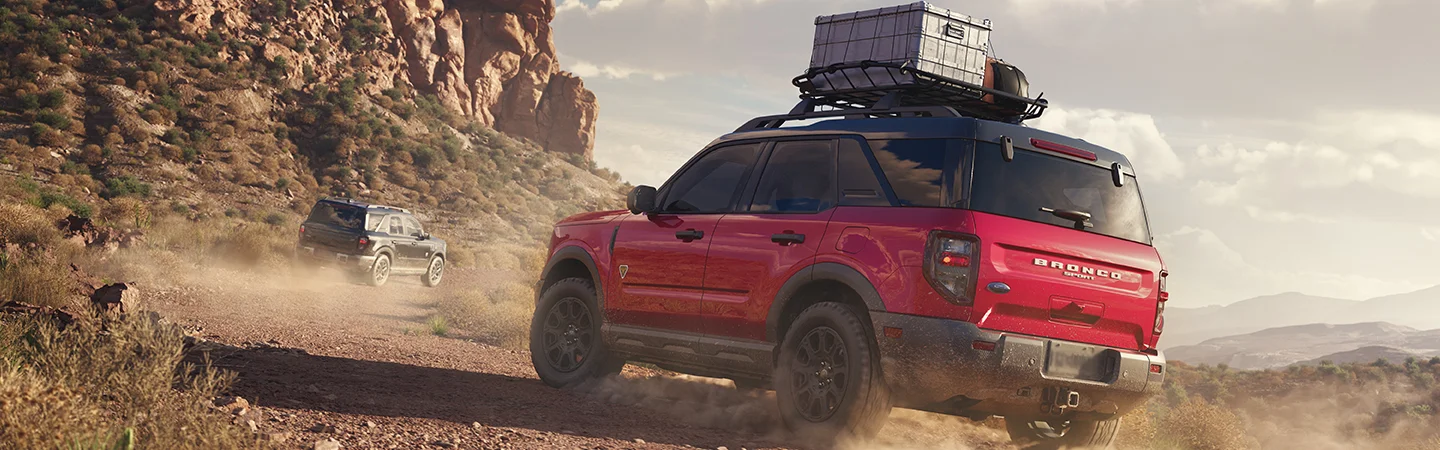 red Ford Bronco Sport