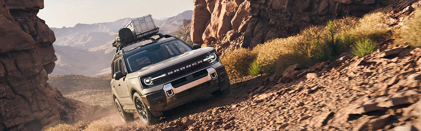 Ford Bronco Sport on hill