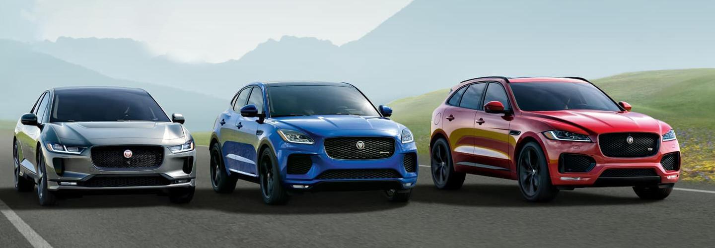 Three Jaguar Vehicle Lineup