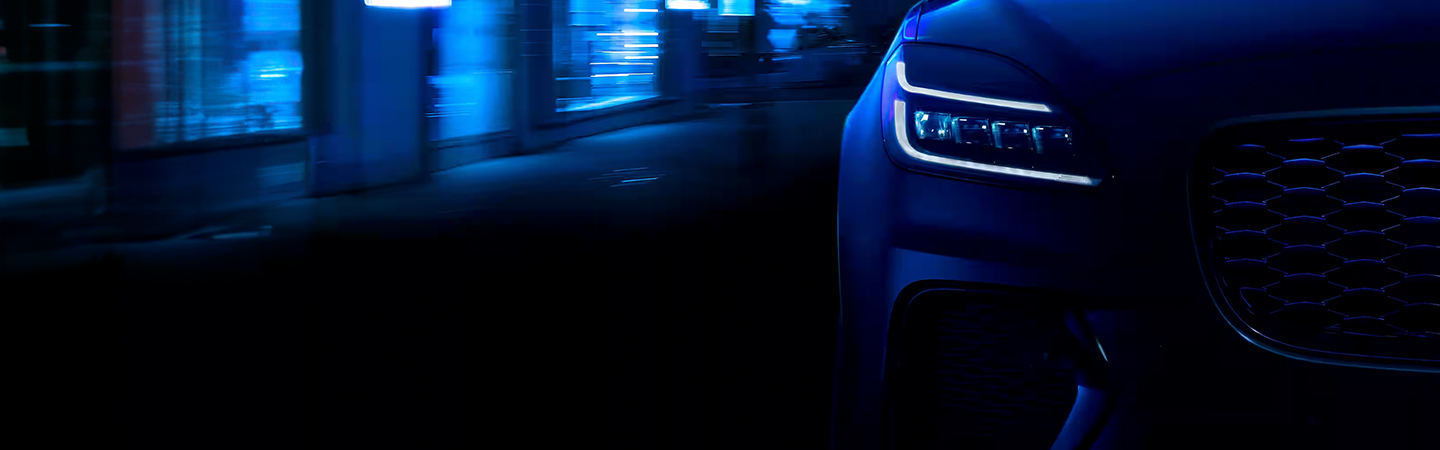 2024 Jaguar E-PACE blue frontview