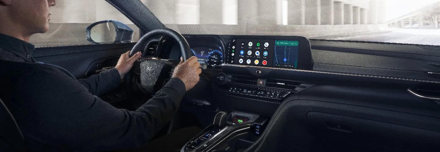 interior view of a 2026 Toyota Crown XLE