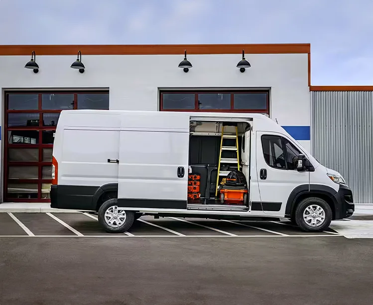 work van in white