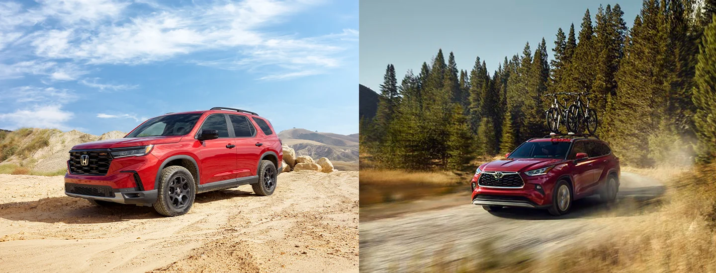 2025 Honda Pilot vs Toyota Highlander