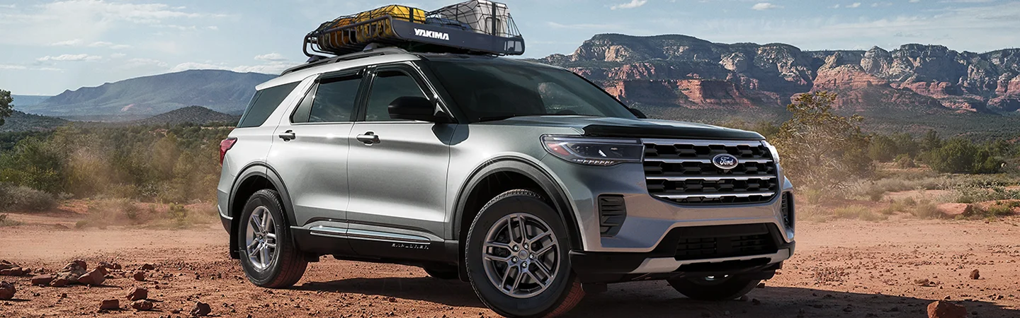 silver 2025 Ford Explorer