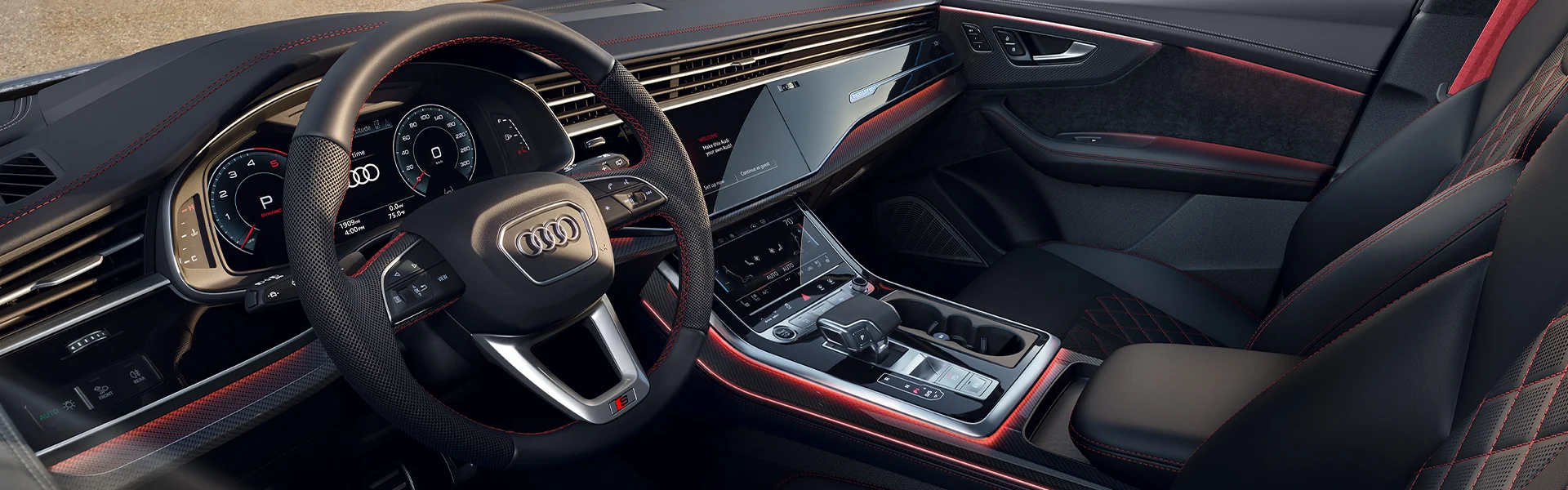 Audi Q7 interior view