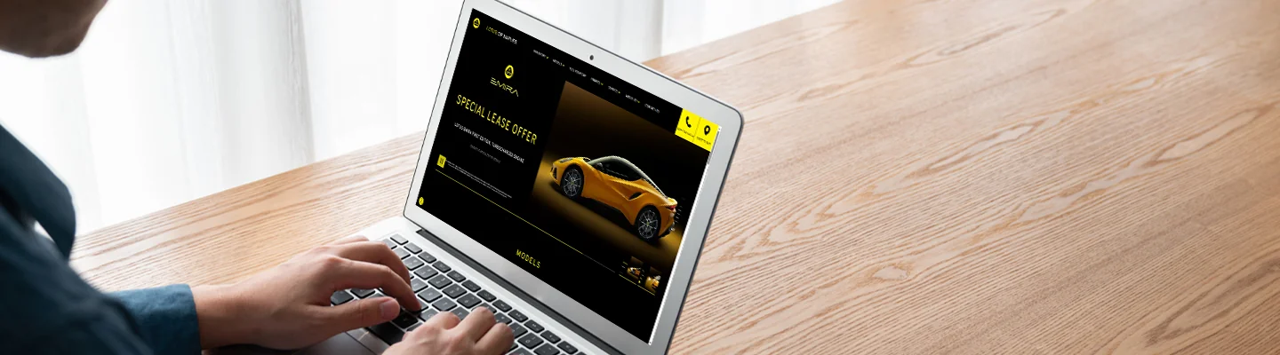 Person looking at the Lotus of Naples Website