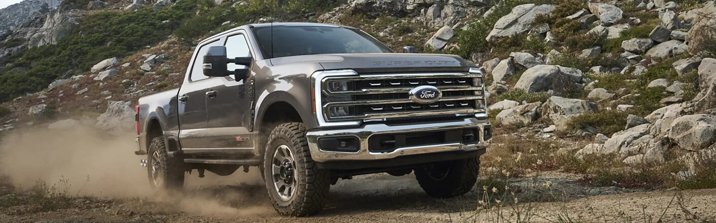 2024 Ford Super Duty front side in black