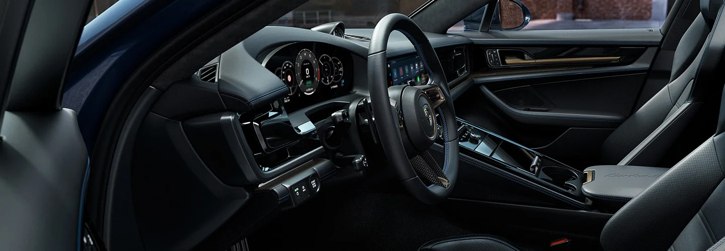 Interior view of the 2025 Porsche Panamera