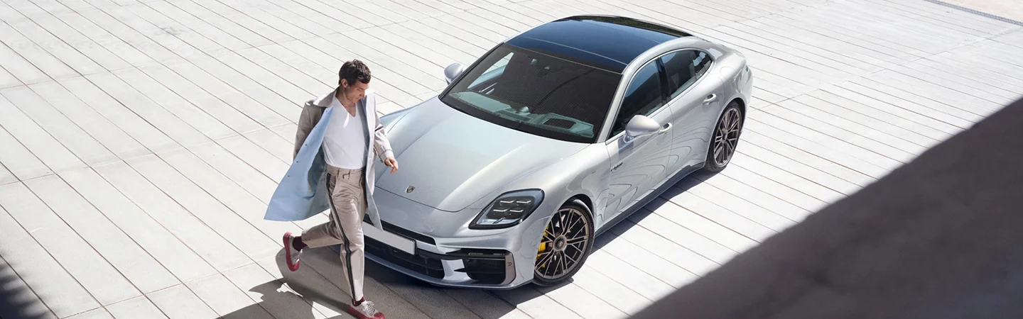 Top view of the 2025 Porsche Panamera