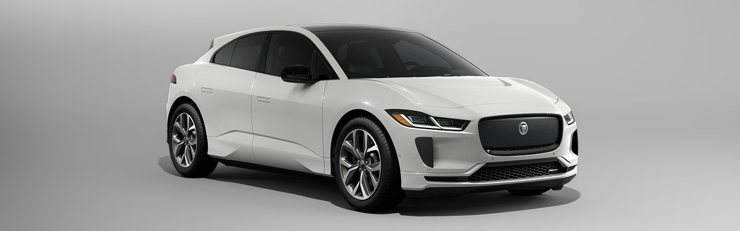 2024 Jaguar I-PACE side front in white colour