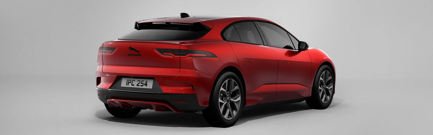 2024 Jaguar I-PACE side back in red colour