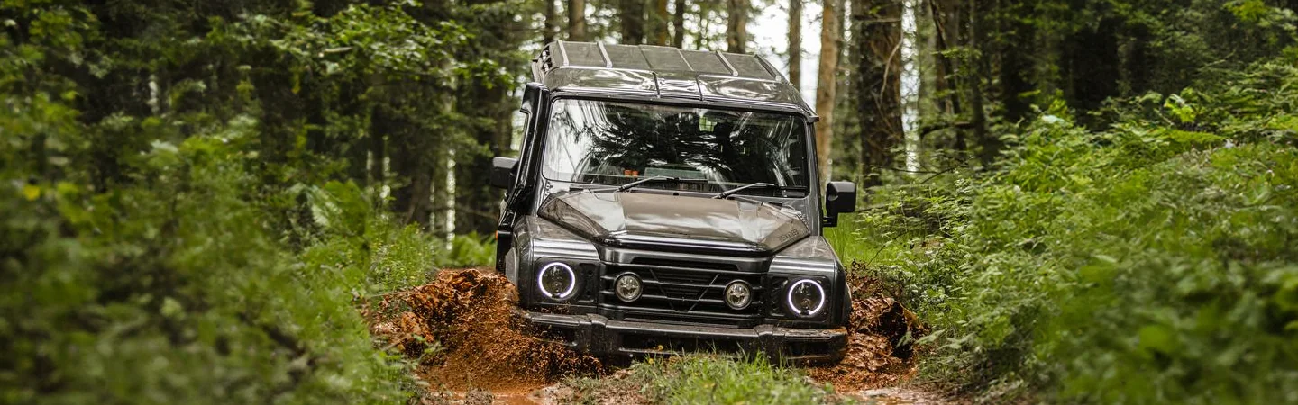 2024 INEOS Grenadier Quartermaster Specs black color and front view