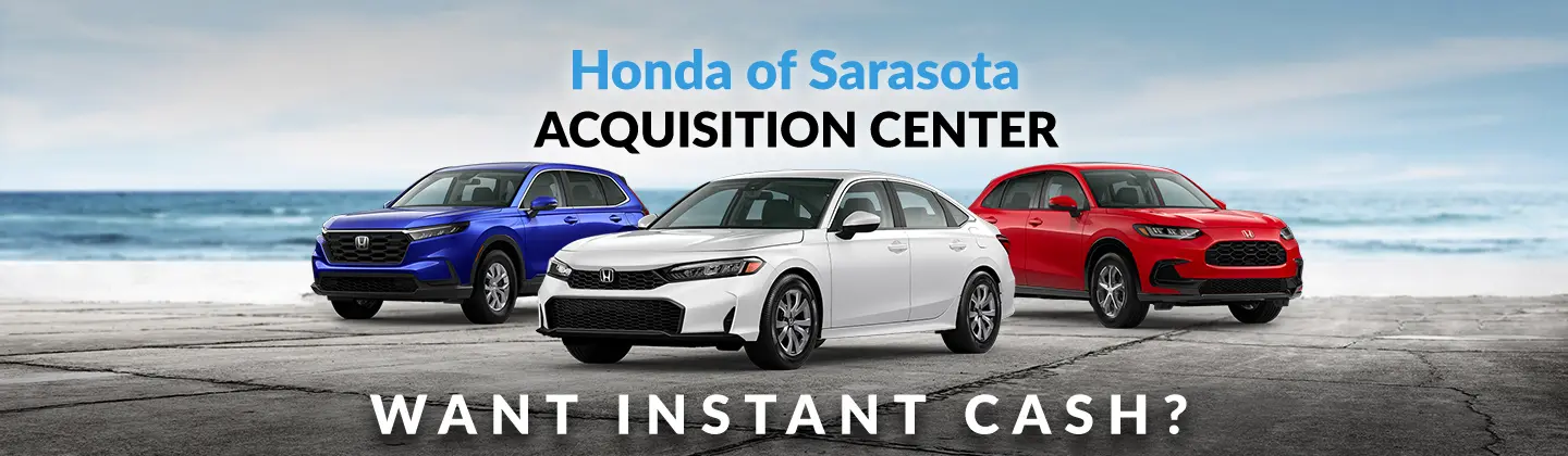 Welcome to the all-new Honda of Sarasota Acquisition Center