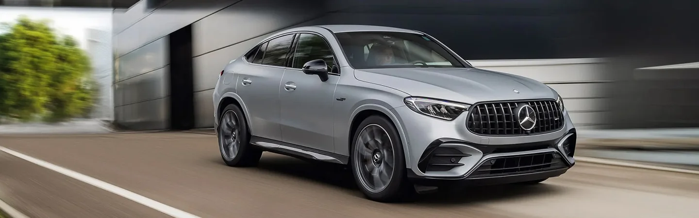 2024 Mercedes-Benz GLC SUV Specs front side in silver