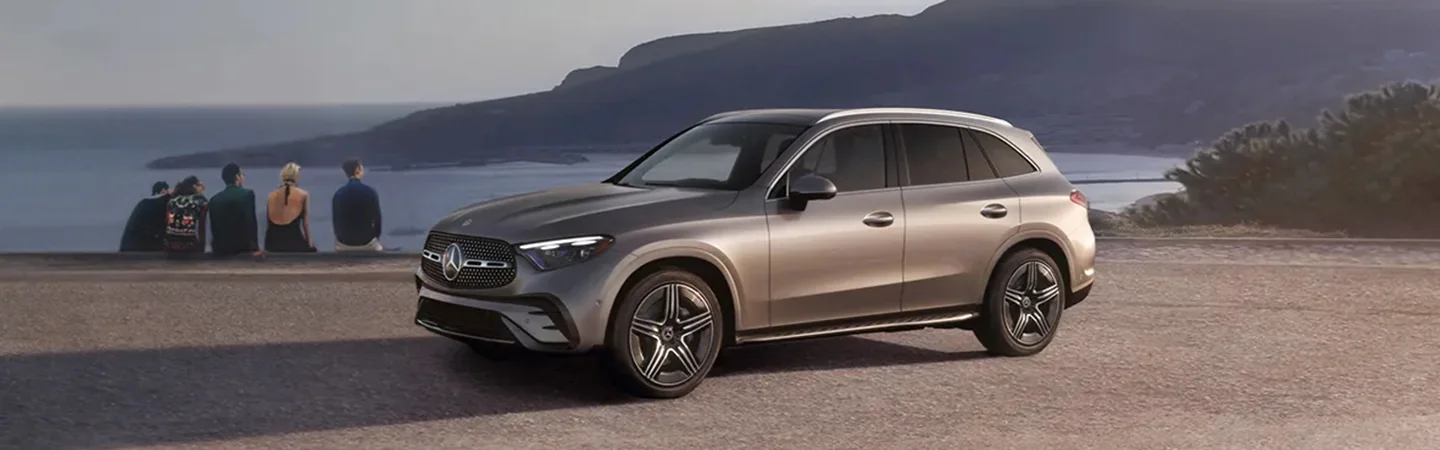 2024 Mercedes-Benz GLC SUV Specs front side in brown